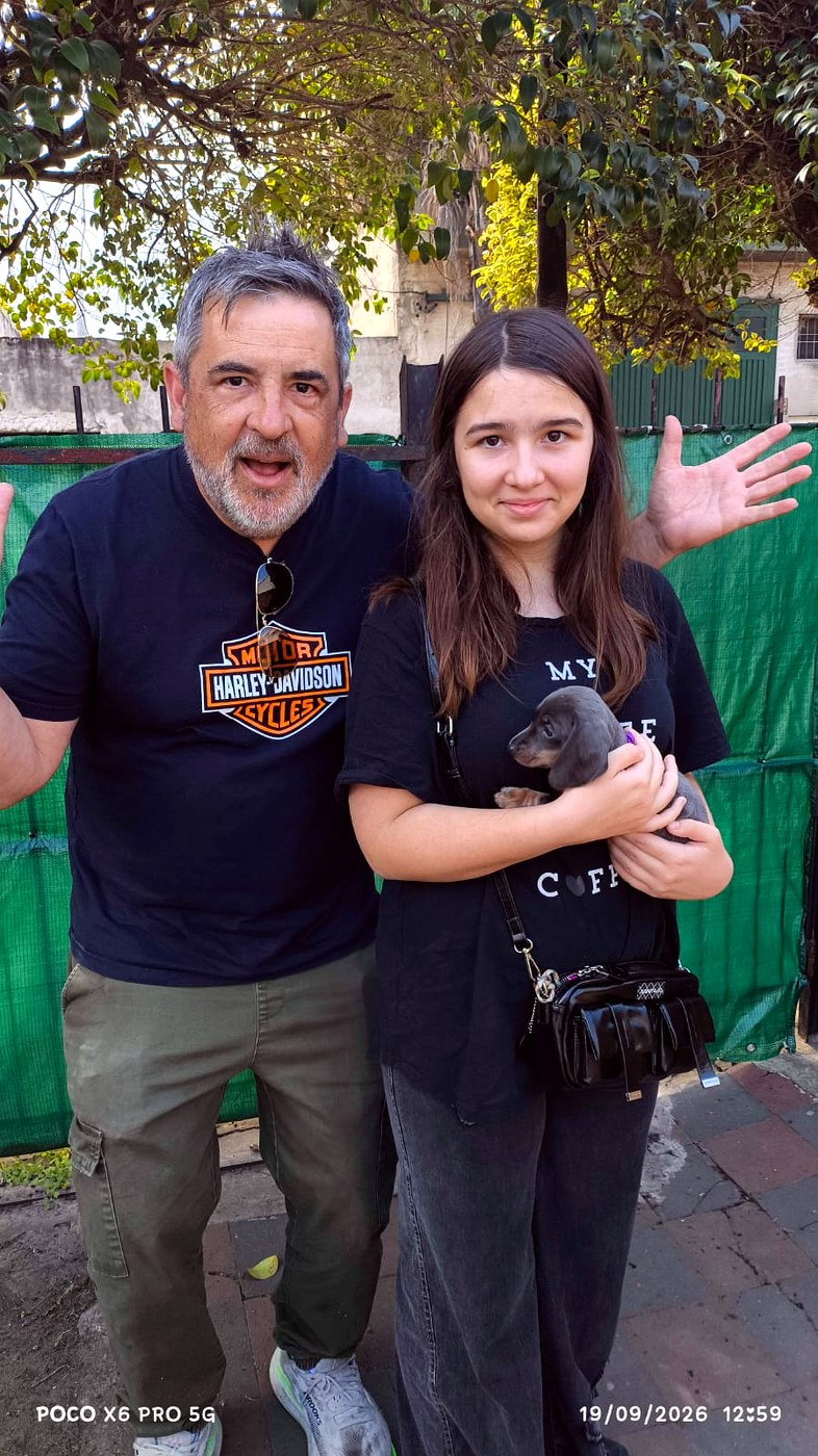 Savy con Luciano y Zara